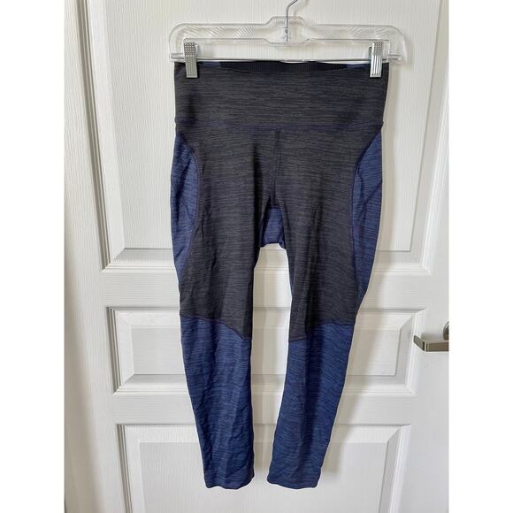 Outdoor Voices TechSweat 3/4 Two Tone Leggings Baltic Night Small - Picture 9 of 12